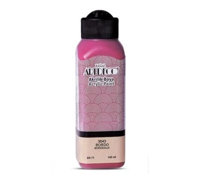 ARTDECO AKRİLİK BOYA 140ML BORDO 3643