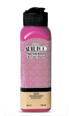 ARTDECO AKRİLİK BOYA 140ML BURGUNDY 3020