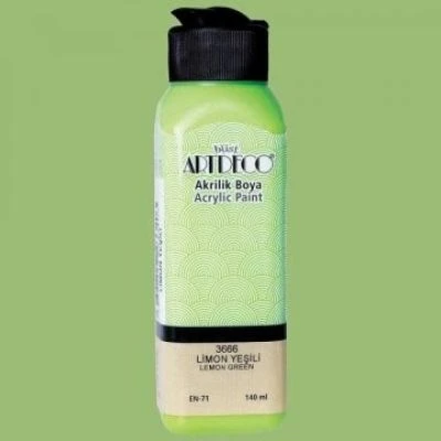 ARTDECO AKRİLİK BOYA 140ML LİMON YEŞİLİ 3666