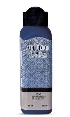 ARTDECO AKRİLİK BOYA 140ML MAVİ SİYAH 3035