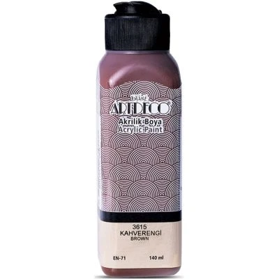 ARTDECO AKRİLİK BOYA 140ML KAHVERENGİ 3615