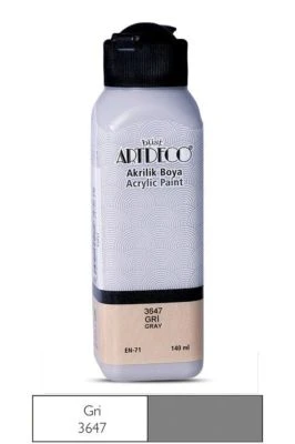 ARTDECO AKRİLİK BOYA 140ML GRİ 3647