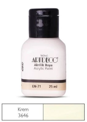 ARTDECO AKRİLİK BOYA 25ML KREM 3646