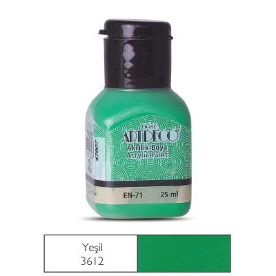 ARTDECO AKRİLİK BOYA 25ML YEŞİL 3612