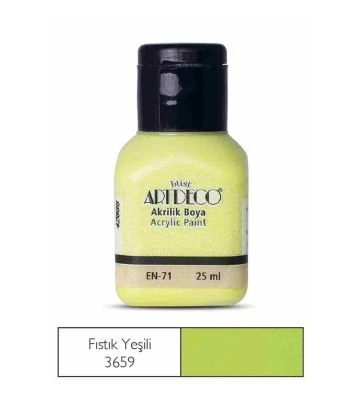 ARTDECO AKRİLİK BOYA 25ML FISTIK YEŞİLİ 3659