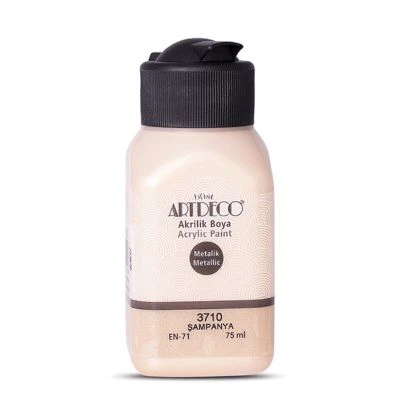 ARTDECO METALİK AKRİLİK BOYA 75ML ŞAMPANYA 3710