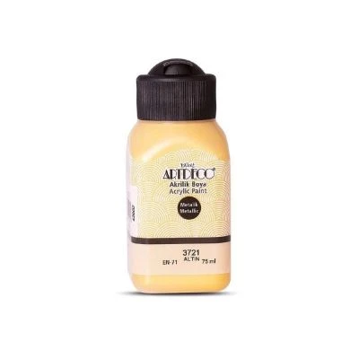 ARTDECO METALİK AKRİLİK BOYA 75ML ALTIN 3721