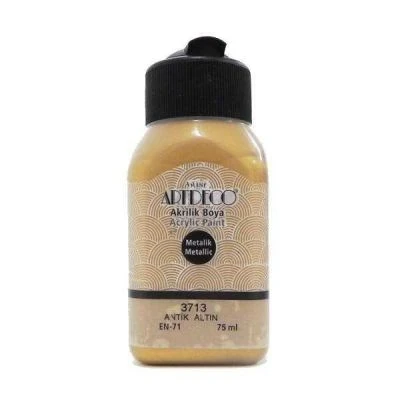 ARTDECO METALİK AKRİLİK BOYA 75ML ANTİK ALTIN 3713