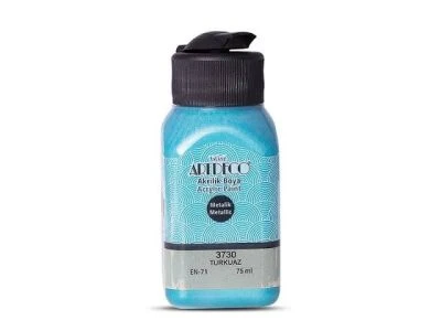 ARTDECO METALİK AKRİLİK BOYA 75ML TURKUAZ 3730