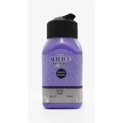 ARTDECO METALİK AKRİLİK BOYA 75ML MOR 3731
