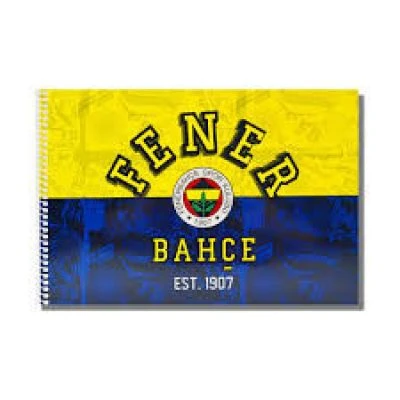 FENERBAHÇE RESİM DEFTERİ SPİRALLİ KARTON KAPAK 17X24 15 YAPRAK
