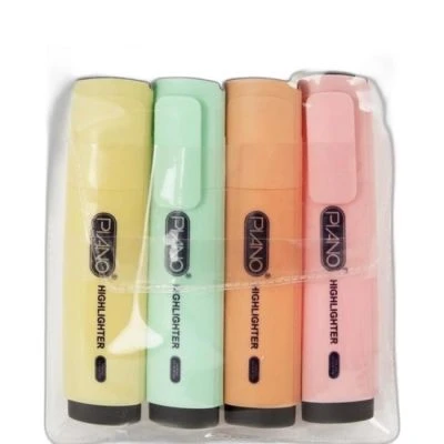 PİANO 4LÜ PASTEL RENKLERDE İŞARETLEME KALEMİ