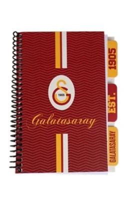 GALATASARAY BLOKNOT PLANLAYICI AYRAÇLI KARTON KAPAK SPİRALLİ
