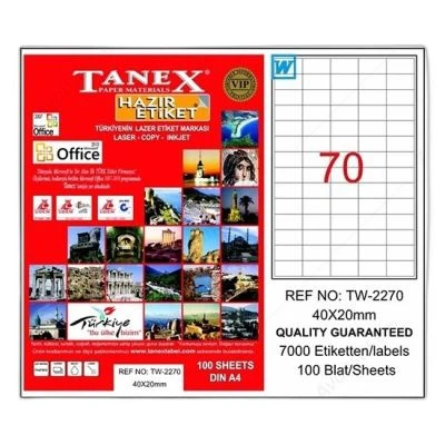 TANEX TW2270 BİLGİSAYAR ETİKET