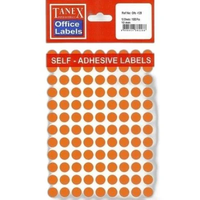 TANEX OFC-128 MİX COLOR OFİS ETİKETİ