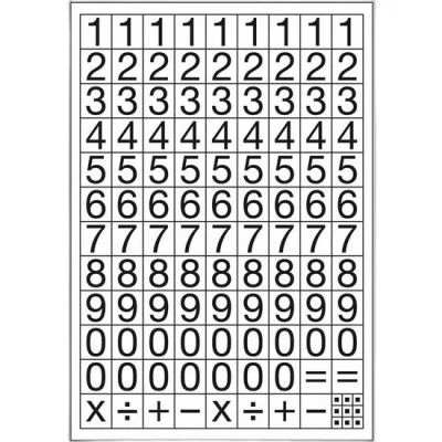 TANEX STC504 RAKAM ETİKETŞ0MM REGULAR 2'Lİ