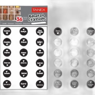 TANEX MTC-606 BAHARAT PP ŞEFFAF STİCKER 6 2 AD.