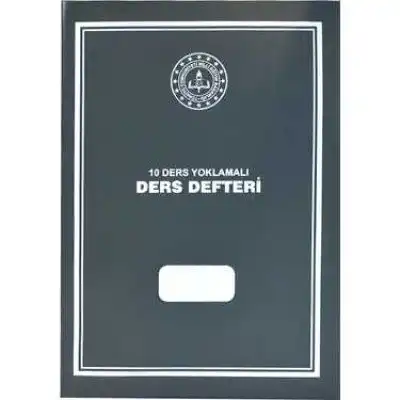 10 DERS YOKLAMALI DERS DEFTERİ