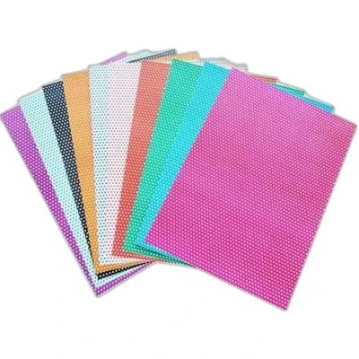 LİNO FOTOKARTON NOKTA DESENLİ 10'LU (23X33 CM.)