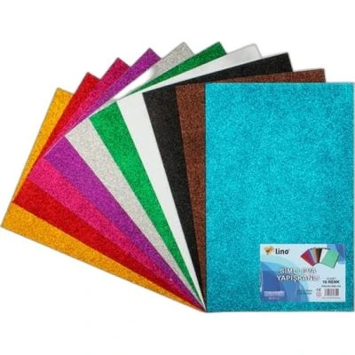 LİNO SİMLİ YAPIŞKANLI EVA 50X70 CM.2MM. KARIŞIK RENKLİ