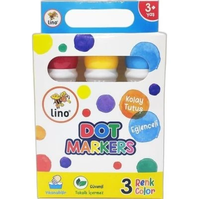 LİNO DOT MARKERS 3'LÜ