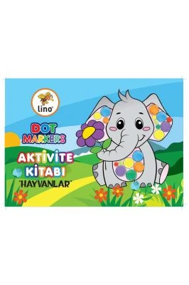 LİNO DOT MARKERS BOYAMA KİTABI HAYVANLAR