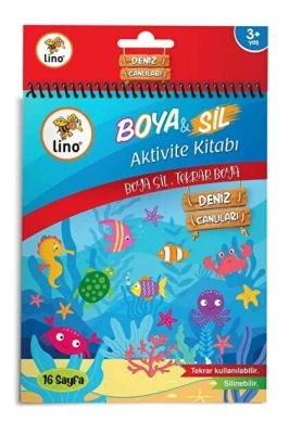 LİNO BOYA & SİL AKTİVİTE MATI DENİZALTI (SİLİNEBİLİR)