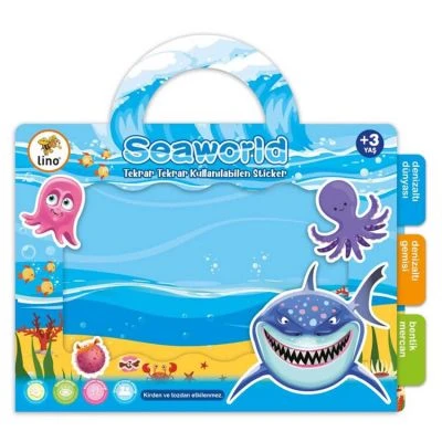 LİNO TEKRAR TEKRAR KULLANILABİLEN STICKER SEAWORLD