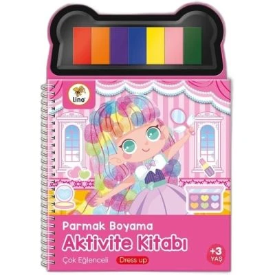 LİNO PARMAK BOYAMA AKTİVİTE KİTABI DRESS UP