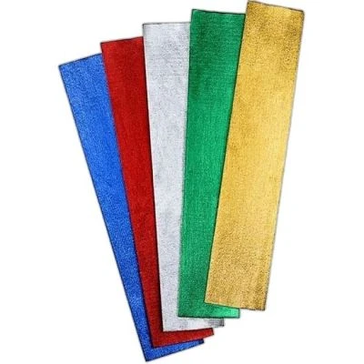 LİNO LÜX METALİK KRAPON KAĞIDI 5 RENK (50X100 CM.)