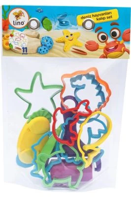 LİNO OYUN HAMURU KALIP SETİ DENİZ HAYVANLARI 11 PARÇA