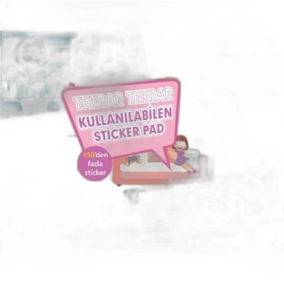 LİNO TEKRAR TEKRAR KULLANABİLEN STİCKER PAD GÜNLÜK HAYAT