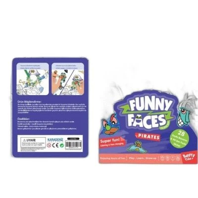 LİNO FUNNY FACES STİCKERLI BOYAMA KİTABI KORSANLAR