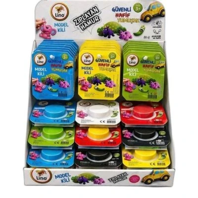 LİNO MODEL KİLİ/ZIPLAYAN OYUN HAMURU 30GR