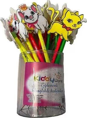 KİTTY WORLD FİGÜRLÜ BAŞLIKLI KURŞUNKALEM