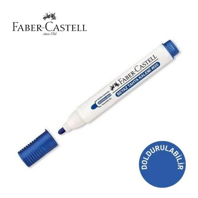 FABER-CASTELL BEYAZ TAHTA KALEMI W20 MAVİ