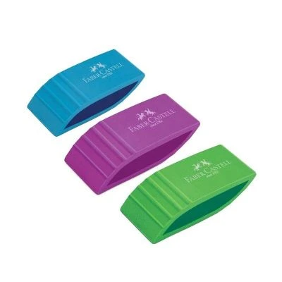 FABER-CASTELL YAPRAK ŞEKİLLİ SİLGİ CANLI RENKLER