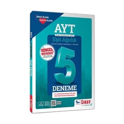 SINAV AYT EŞİT AĞIRLIK 5 DENEME