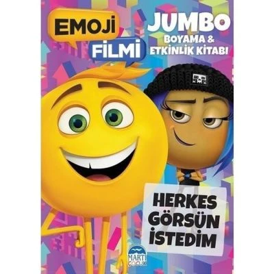 EMOJI FILMI-JUMBO BOYAMA VE ETKINLIK KIT.