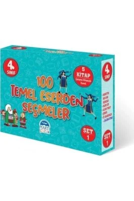 4. SINIF 100 TEMEL ESERDEN SEÇMELER / SET 1 ( TURKUAZ )