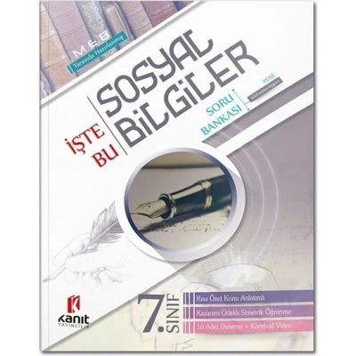 7.SINIF SOSYAL BILGILER İŞTE BU SORU BANKASI KANIT YAYINLARI