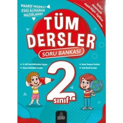 4 ELEMENT YAYINLARI TÜM DERSLER SORU BANKASI 2. SINIF