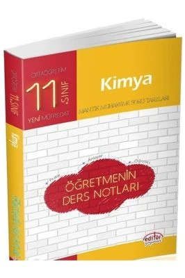 EDEİTÖR 11. SINIF KİMYA ÖĞRETMENİN DERS NOTLARI