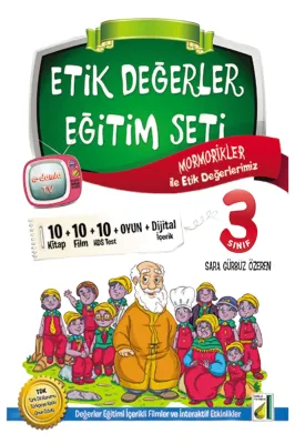 DAMLA 3.SINIF ETİK DEĞERLER EĞİTİM SETİ