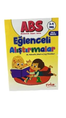 ABS EĞLENCELİ ALIŞTIRMALAR 3-4 YAŞ