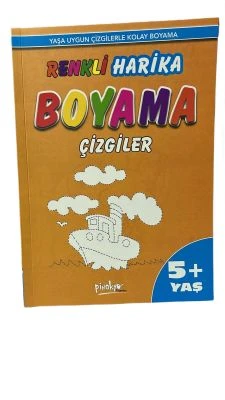 RENKLİ HARİKA BOYAMA ÇİZGİLER 5+ YAŞ