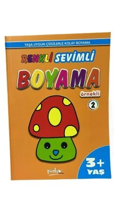 RENKLİ SEVİMLİ BOYAMA 3+ YAŞ