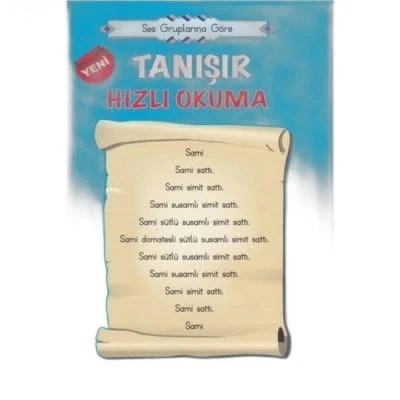 TANIŞIR SES GRUPLARINA GÖRE HIZLI OKUMA