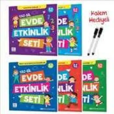 EVDE ETKİNLİK SETİ ÇİZGİ ÇALIŞMALARI 3-6 YAŞ