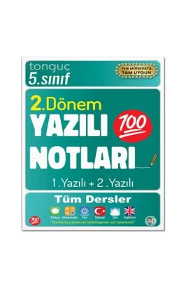 TONGUÇ 5. SINIF YAZILI NOTLARI 2. DÖNEM 1 VE 2. YAZILI